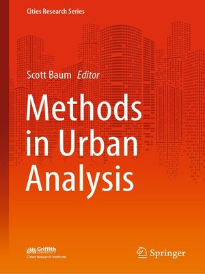 cover image of Methods in Urban Analysis